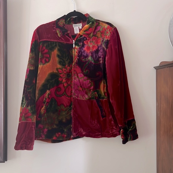 Cold Water Creek Velvet Jacket - Picture 3 of 7